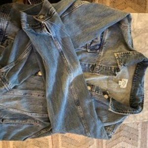 J. Crew  Plus Size Classic denim jacket in brilliant day wash , Size 2X